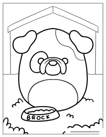 Brock The Bulldog Squishmallow