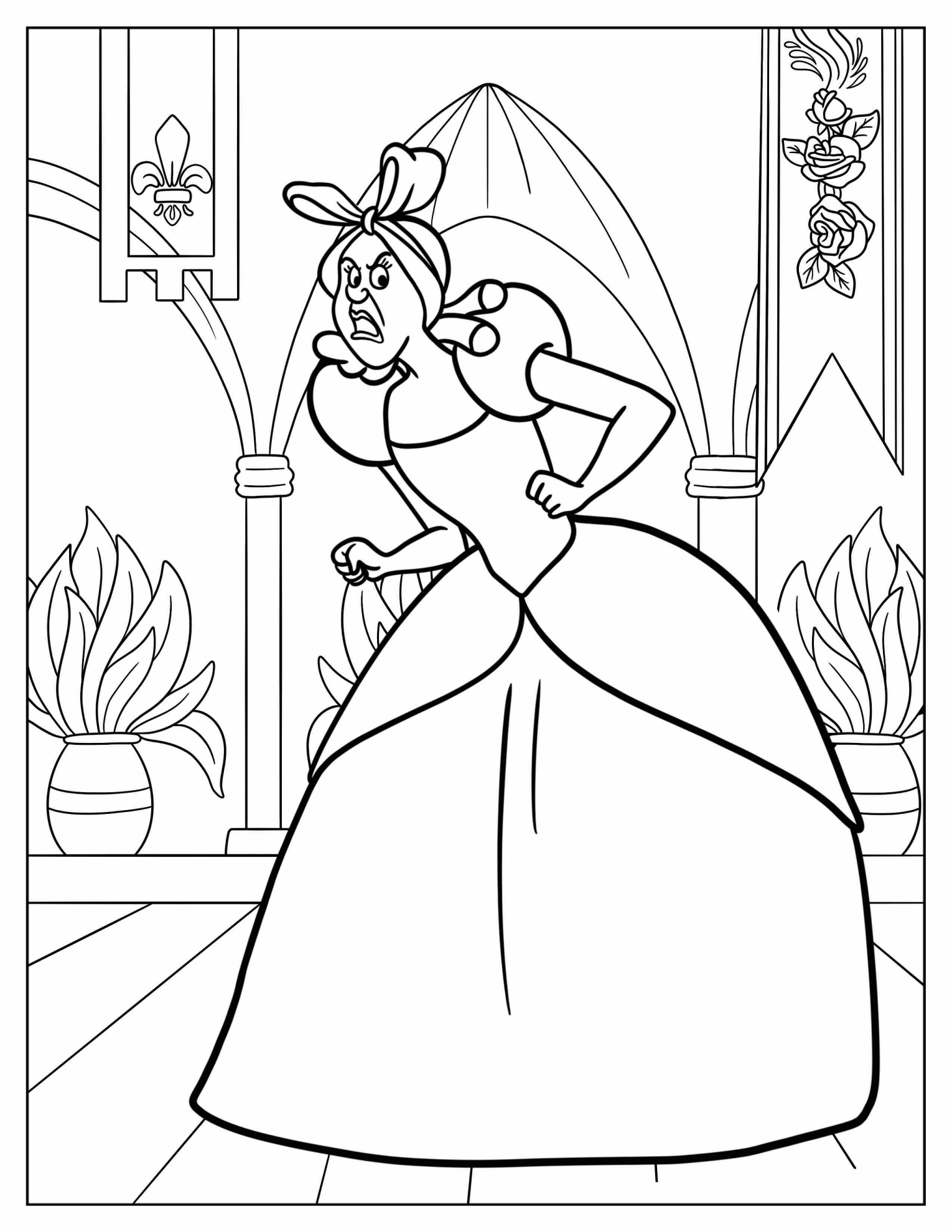 Cinderella s Ugly Stepsister Throwing A Fit
