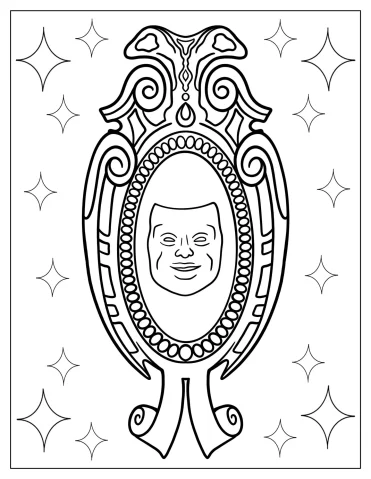 Magic Mirror From Shrek To Color
