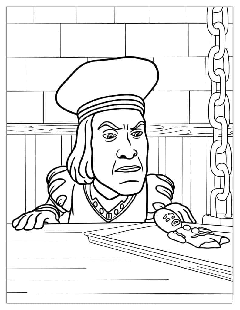 Lord Farguaad Tormenting Gingerbread Man