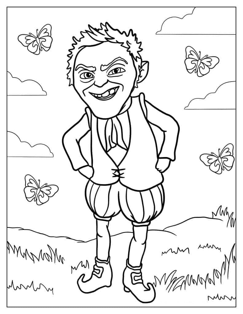 Rumpelstiltskin Coloring Page