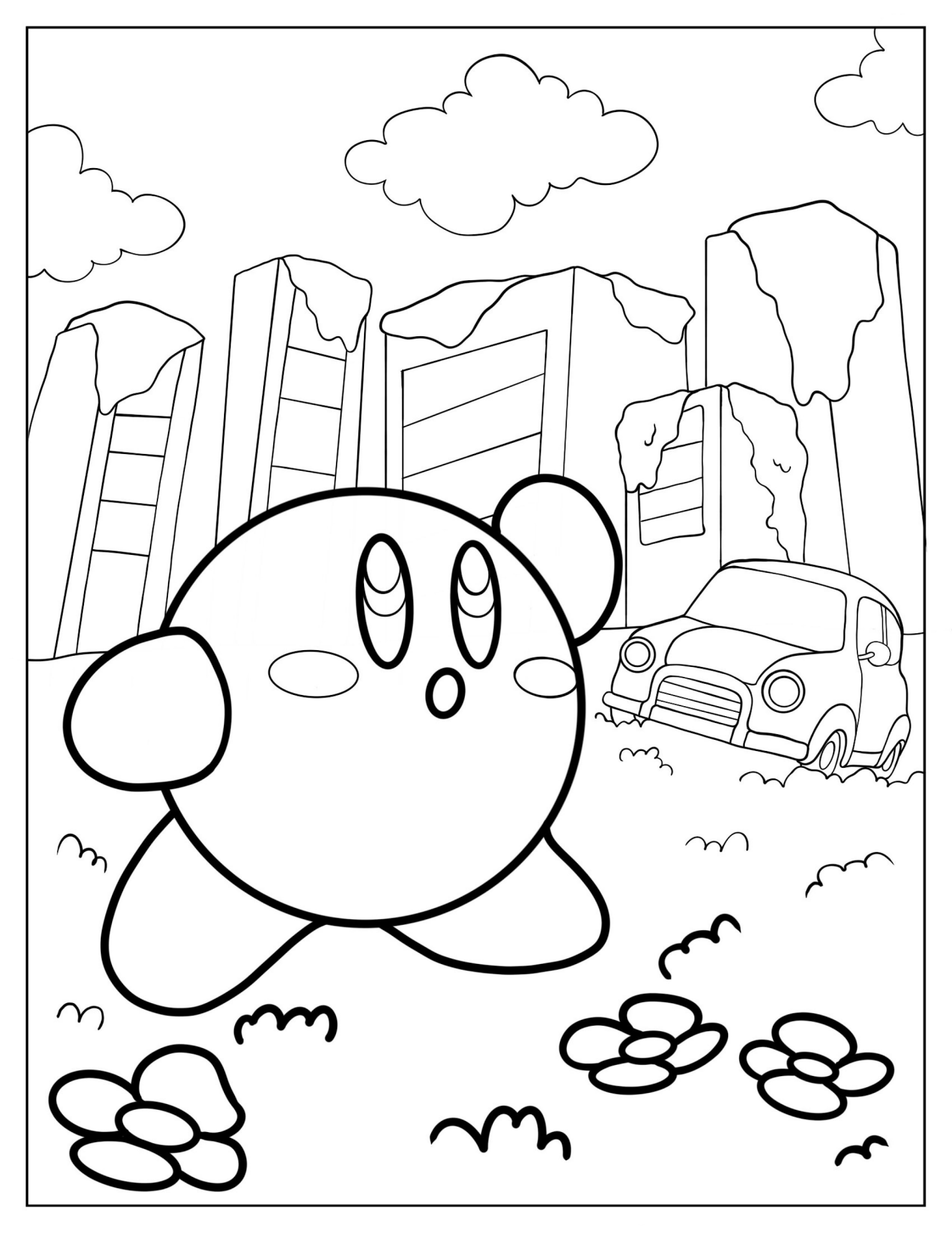 Kirby In Wasteland City