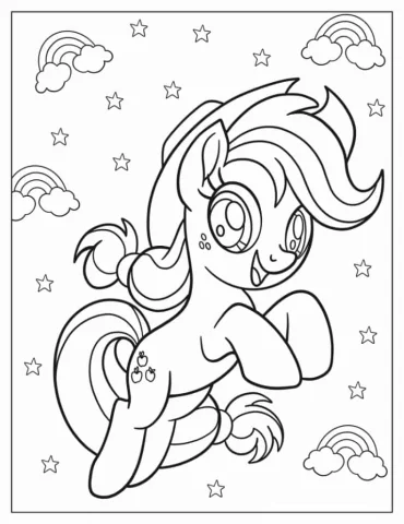 Kawaii Cartoon Applejack