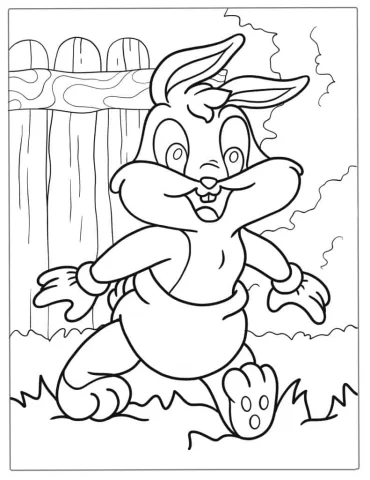 Baby Bugs Bunny Coloring For Kids