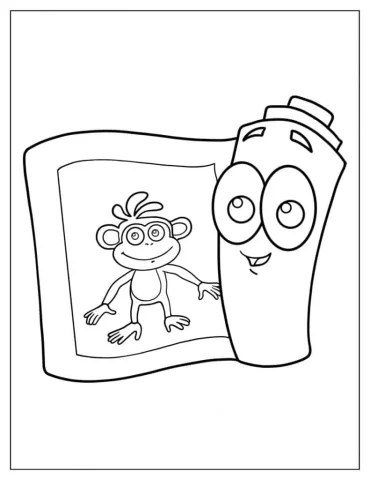 Coloring Sheet Of The Map