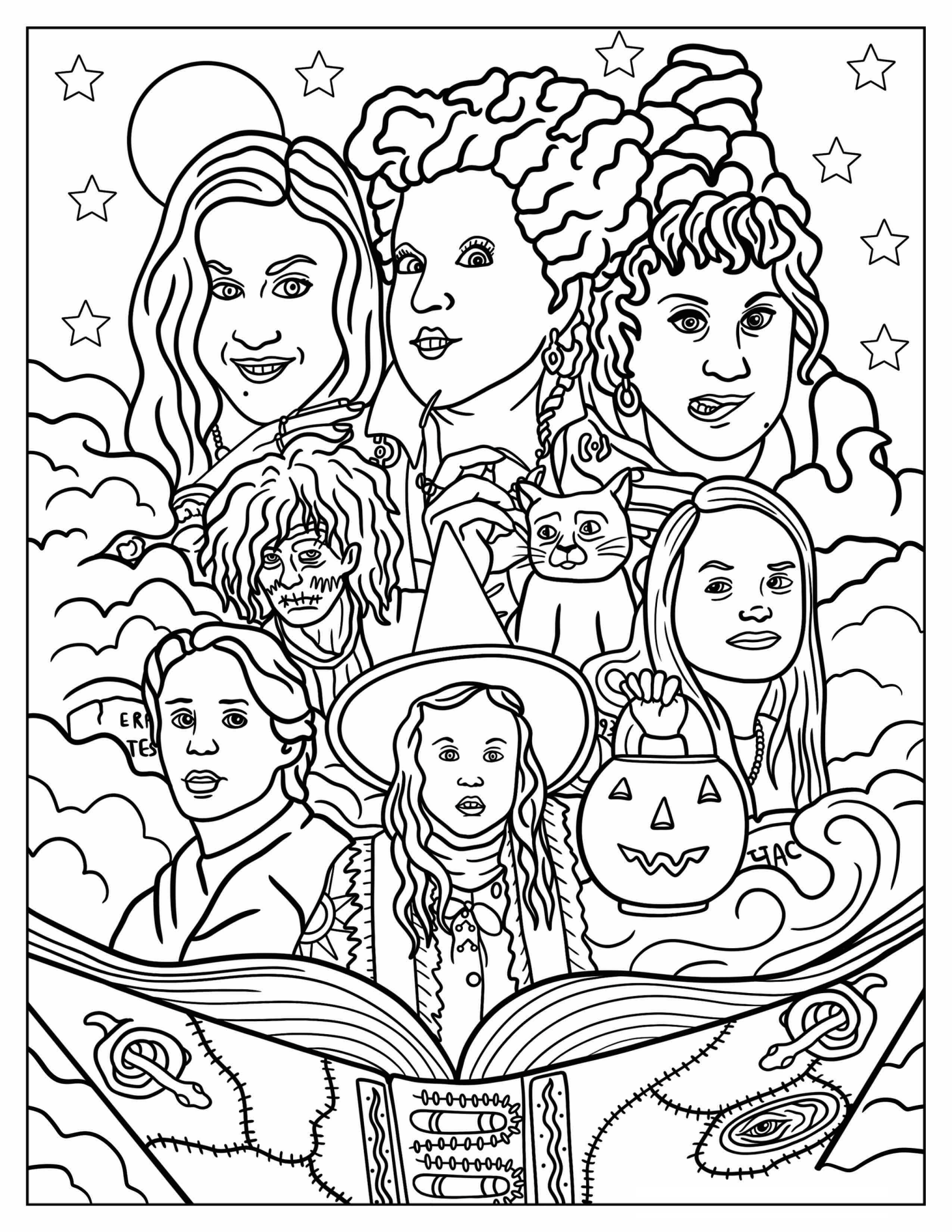 Hocus Pocus Sarah, Winifred, Mary, Dani, Allison, And Jenny