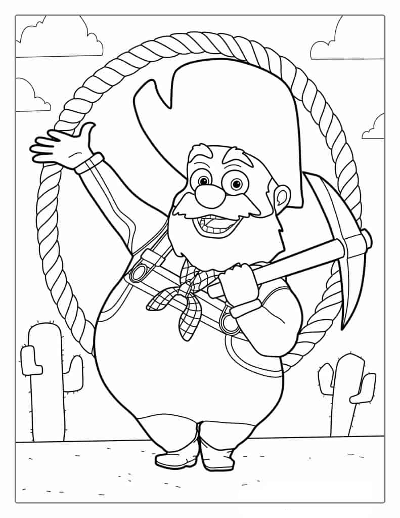 Stinky Pete (Prospector) Coloring Page