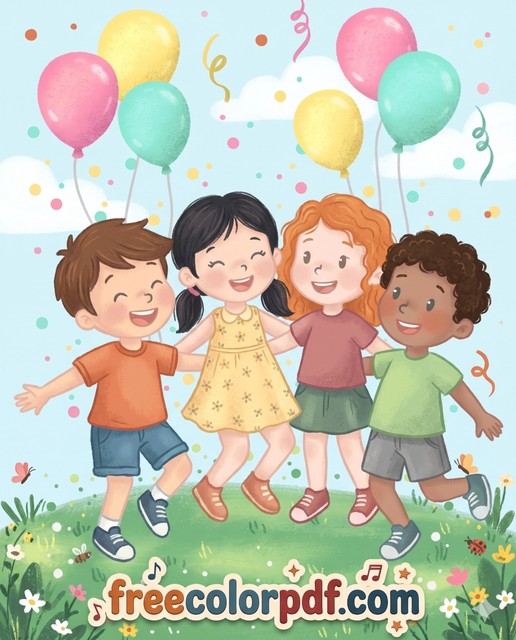 Kostenlose Ausmalbilder für Mädchen FreeColorPDF