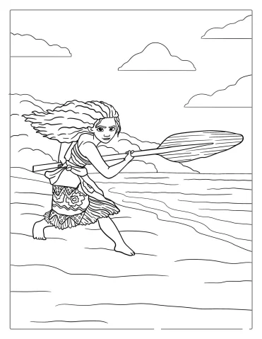 Moana Coloring Pages