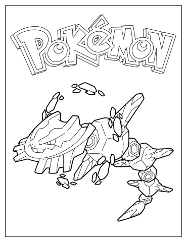 Mega Pokemon Coloring Pages