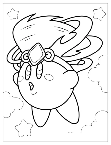 Kirby Coloring Pages