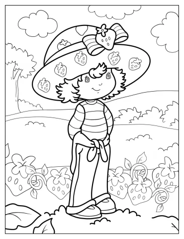 Strawberry Shortcake Coloring Pages