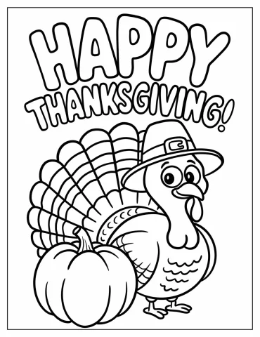 Turkeys Coloring Pages