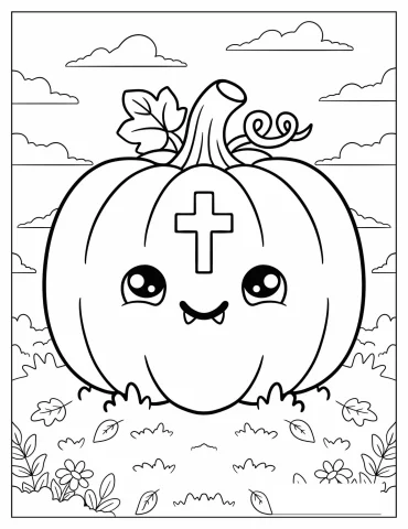 Christian Halloween Coloring Pages