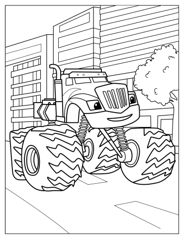 Blaze And The Monster Machine Coloring Pages