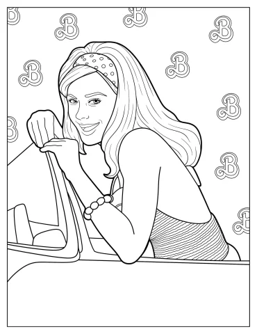 Barbie Coloring Pages