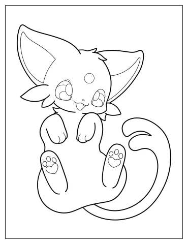 Espeon Coloring Pages