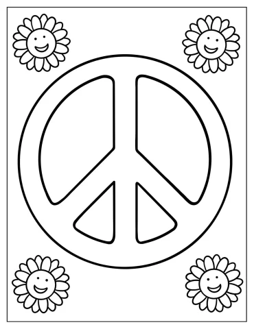 Peace Coloring Pages