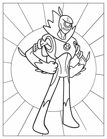 Ben 10 Coloring Pages