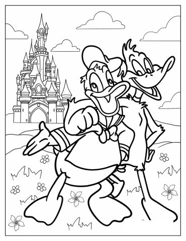 Donald Duck Coloring Pages