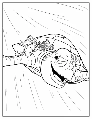 Finding Nemo Coloring Pages