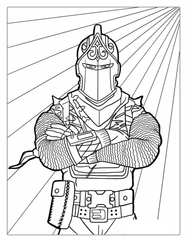 Fortnite Coloring Pages