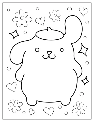 Pompompurin Coloring Pages