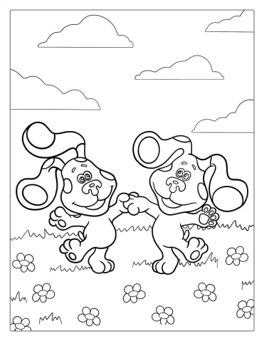Blue’s Clues Coloring Pages