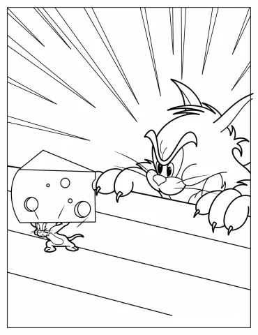 Tom And Je Coloring Pages