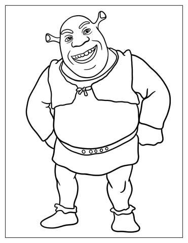 Shrek Coloring Pages