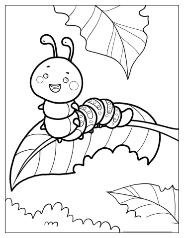 Caterpillar Coloring Pages