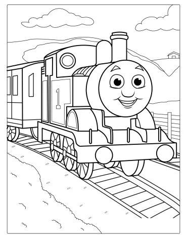 Thomas And Friends Coloring Pages