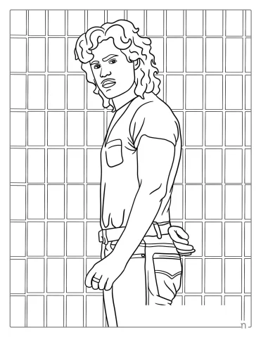Stranger Things Coloring Pages