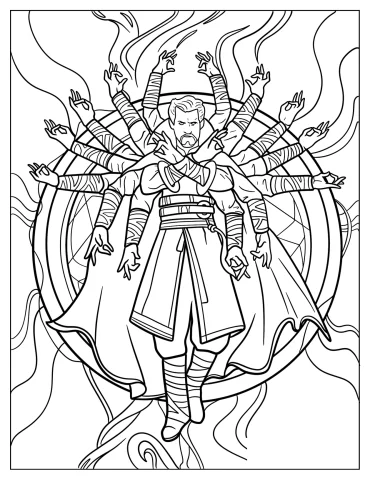 Doctor Strange Coloring Pages