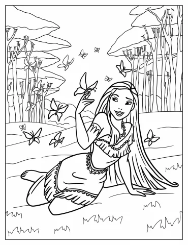 Pocahontas Coloring Pages