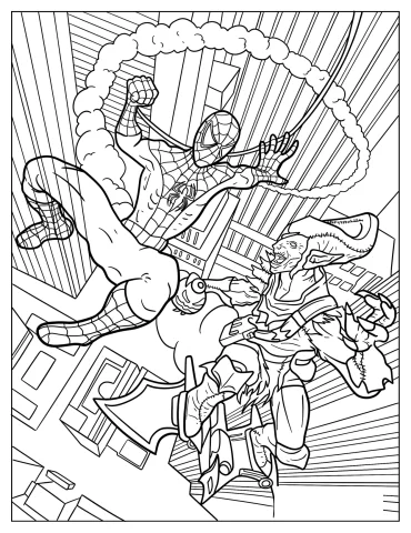 Green Goblin Coloring Pages