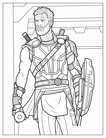 Thor Coloring Pages