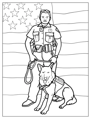 Police Coloring Pages