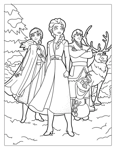 Elsa Coloring Pages