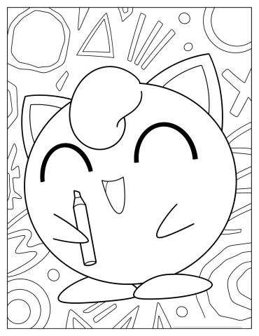 Jigglypuff Coloring Pages