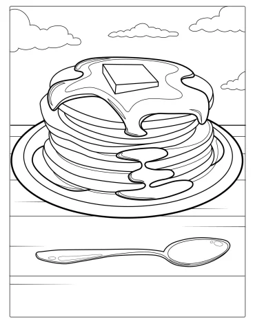 Food Coloring Pages