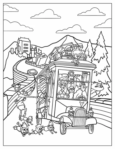 Hotel Transylvania Coloring Pages
