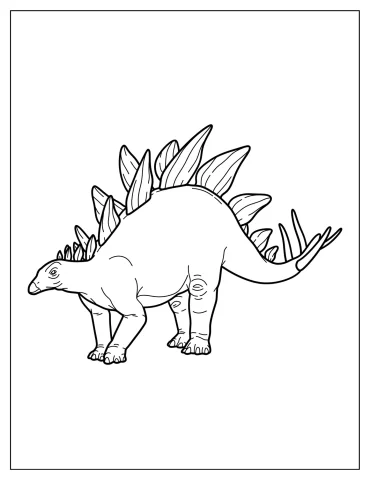 Stegosaurus Coloring Pages