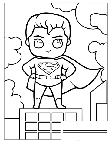 Superman Coloring Pages