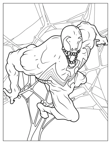 Venom Coloring Pages
