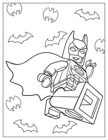 Lego Batman Coloring Pages