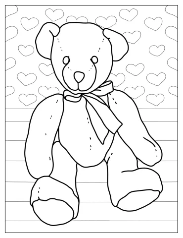Teddy Bear Coloring Pages
