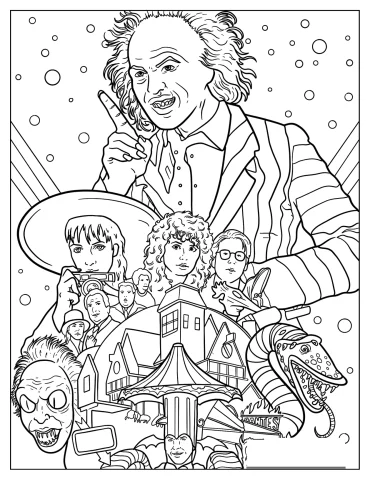 Beetlejuice Coloring Pages