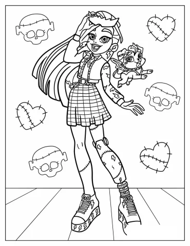 Monster High Coloring Pages