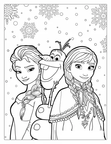 Frozen Coloring Pages